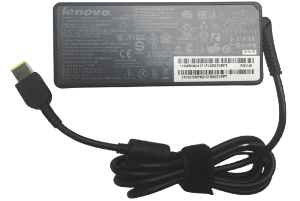 Cargador Lenovo 20V 4.5A Punta rectangular 90W