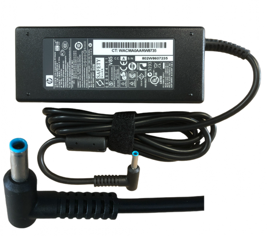 Cargador HP punta azul 19.5V, 4.62A, punta 4.5*3.0, 90w