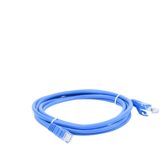 Cable de parcheo UTP Cat6 - 2 m - azul