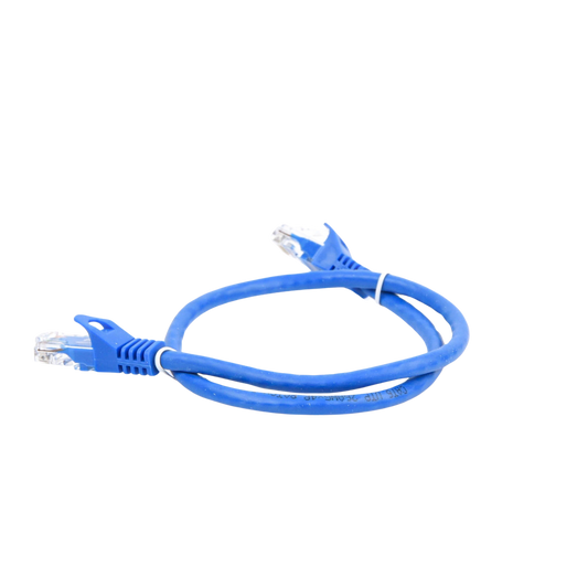 Cable de parcheo UTP Cat6 - 0.5 m - azul
