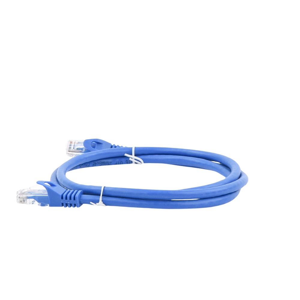 Cable de parcheo UTP Cat6 - 1 m - azul