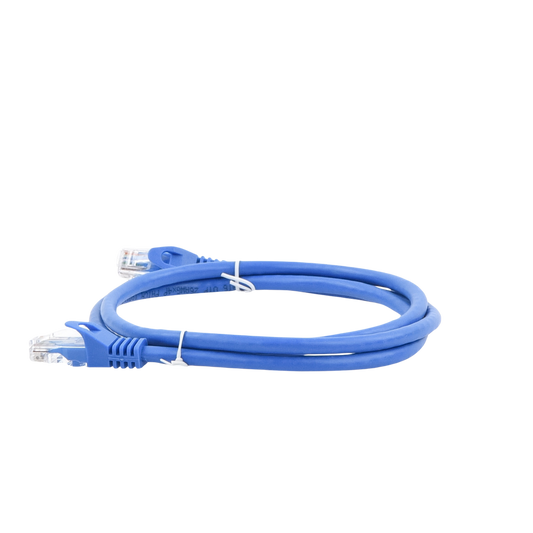Cable de parcheo UTP Cat6 - 1 m - azul