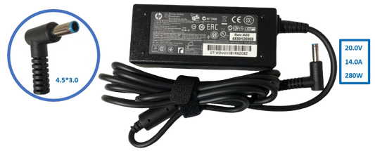 Cargador HP punta azul 19.5V 2.31A Punta 4.5*3.0 45W