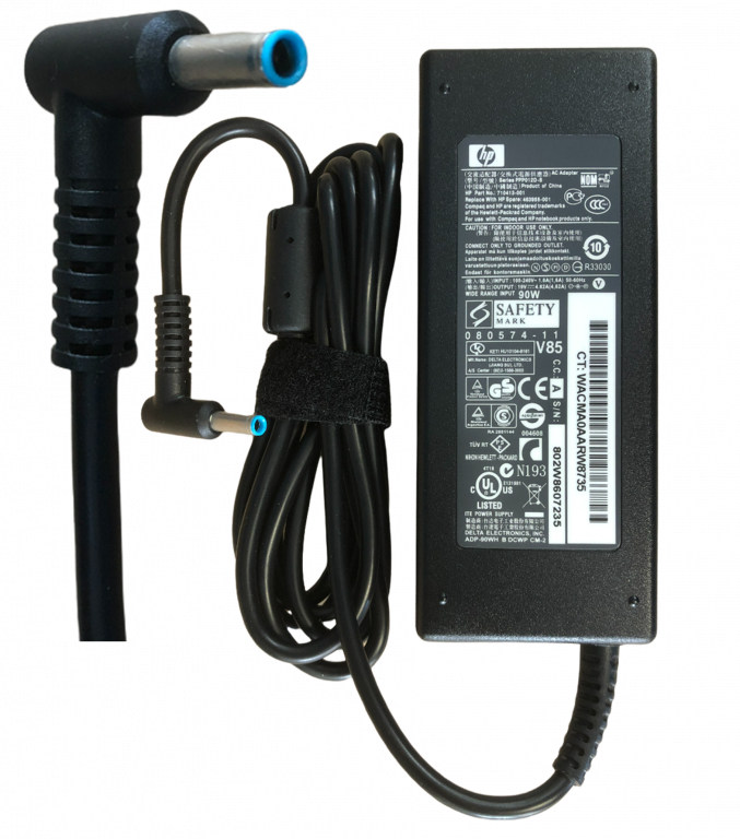 Cargador HP punta azul  19.5V, 4.62A, punta 4.5*3.0, 90w