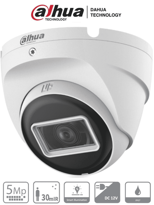 Cámara Domo de 5 Megapixeles Metalica Lente de 2.8 mm IR de 30 Metros