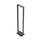Rack de 2 Postes, Estándar 19", 45 Unidades, Fabricado en Acero, Base "L" para Anclar a Piso.