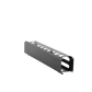 Organizador de Cables Horizontal de 2U para Rack de 19" con Cubierta Metálica