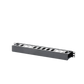 Organizador de Cables Horizontal de 1U para Rack de 19", Fabricado en Polímero Resistente a Deformaciones y Rayones