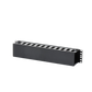 Organizador de Cables Horizontal de 2U para Rack de 19", Fabricado en Polímero