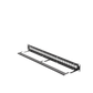 Patch panel modular sin blindaje de 24 puertos, 1U, con barra para organizar cable