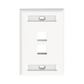 Placa Panduit de 2 ventanas tipo keystone