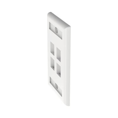 Placa Panduit de 4 ventanas tipo keystone