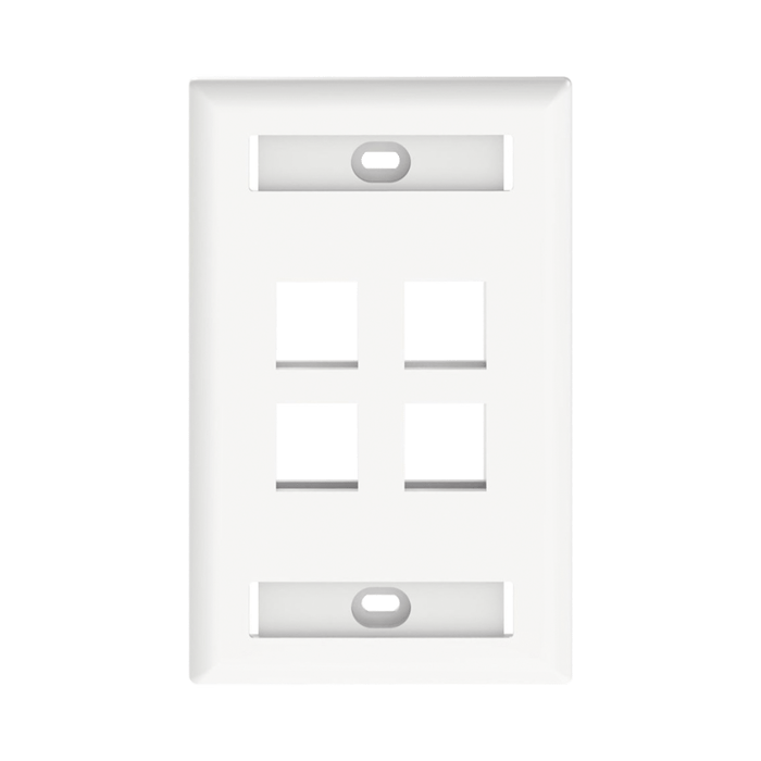 Placa Panduit de 4 ventanas tipo keystone