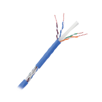 Bobina de Cable UTP Cat 6 forro Azul