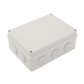 Caja Derivación-Conexión de Plástico (140 X 190 X 76 mm) con 10 Glándulas de Goma