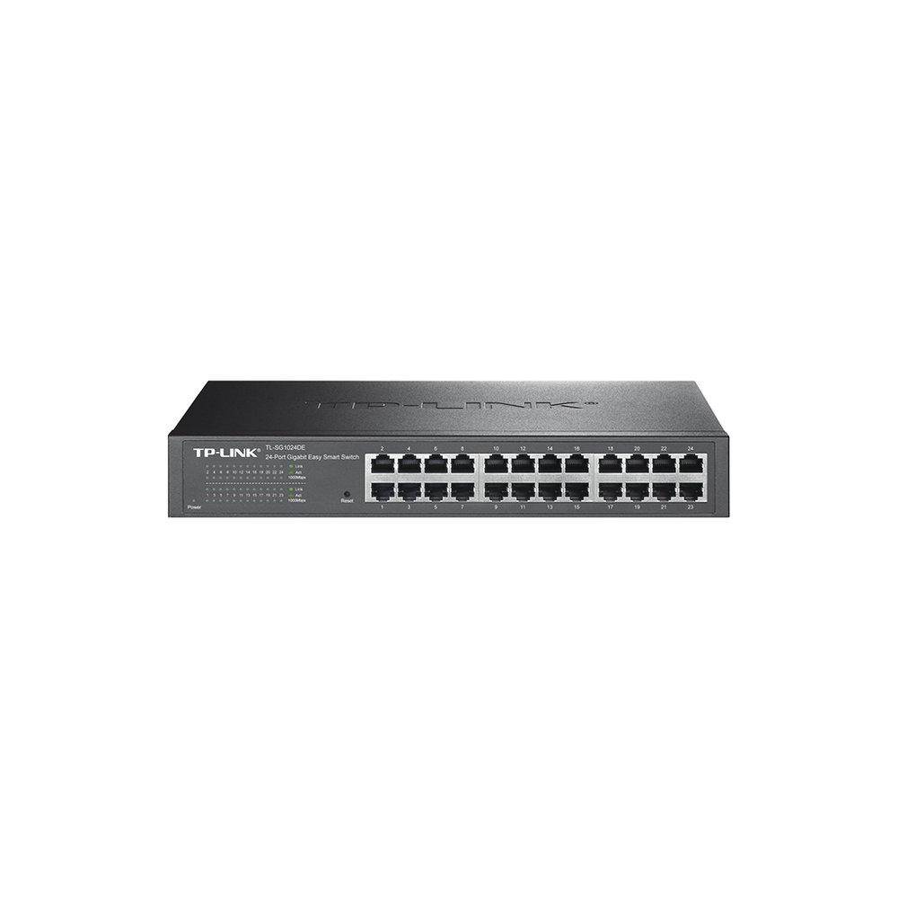 Switch Gigabit no administrable de 24 puertos 10/100/1000 Mbps para escritorio/rack