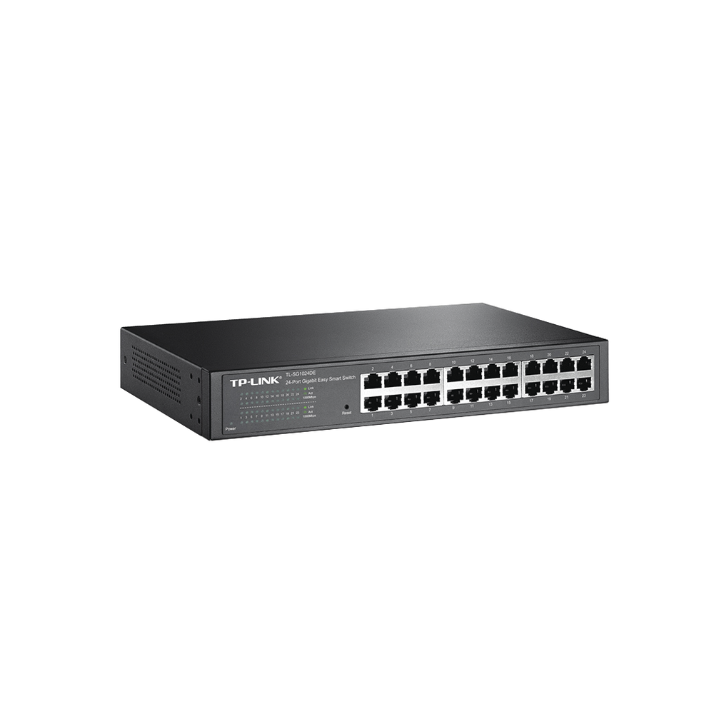 Switch Gigabit no administrable de 24 puertos 10/100/1000 Mbps para escritorio/rack